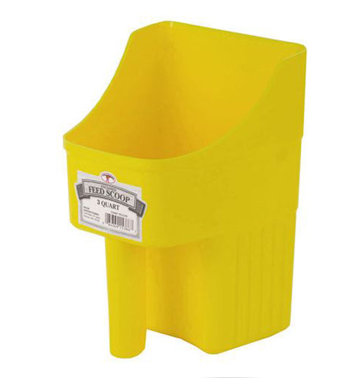 4 QUART PLASTIC FEED SCOOP {APROX. 3.5 LBS.}