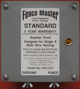Fence Master Standard Fence Charger